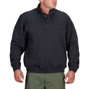 Propper Men's Navy Quarter-Zip Job Shirt Navy Size Medium NWT